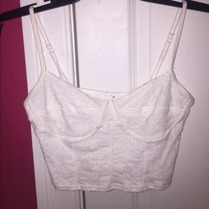 Lace crop top